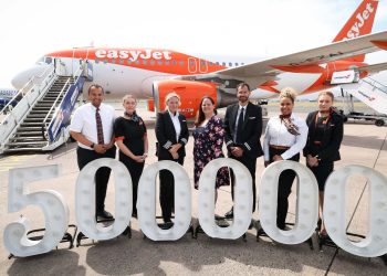 easyJet Belfast’tan 500 bininci yolcusunu uçurdu