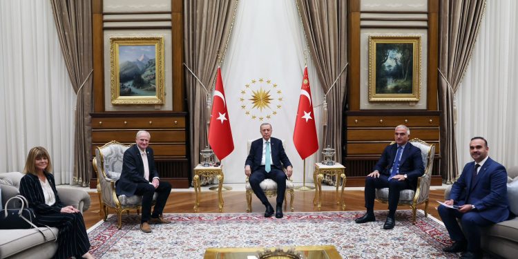 Cumhurbaşkanı Erdoğan’a Uzay Federasyonu’ndan ziyaret