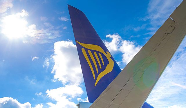 Ryanair Ağustos’ta 18,9 milyon yolcu taşıdı