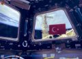 Türkiye Cumhuriyeti’nin 100. yılı uzaydan kutlandı!
