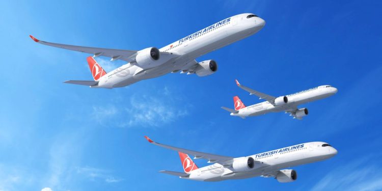 THY, Airbus ile 355 uçaklık tarihi anlaşmaya imza attı