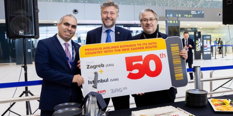 Pegasus, İstanbul’dan Zagreb’e uçuşları başlattı