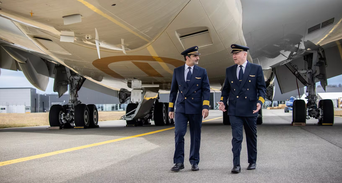 Pilotlar hem A380 hem A350 uçaklarını uçurabilecek