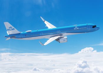 KLM, A321neo boyamasını tanıttı