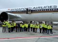 Havacılık öğrencileri Singapore Airlines’ın operasyon sürecini deneyimledi