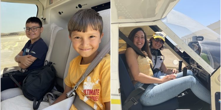 Eskişehirliler uçak ve helikopterle uçuş deneyimi yaşadı