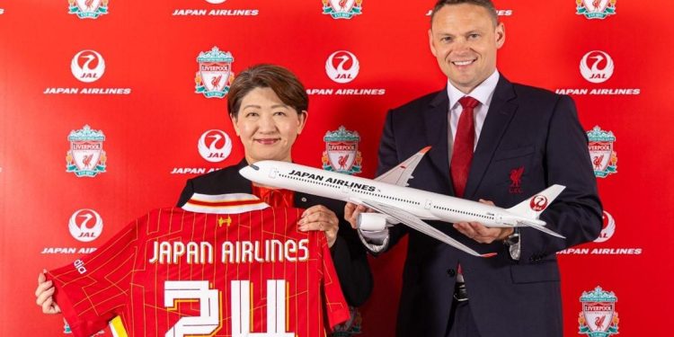 Liverpool ve Japan Airlines’tan ortaklık