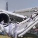 Saudia’nın sol iniş takımı alev aldı; yolcular tahliye edildi