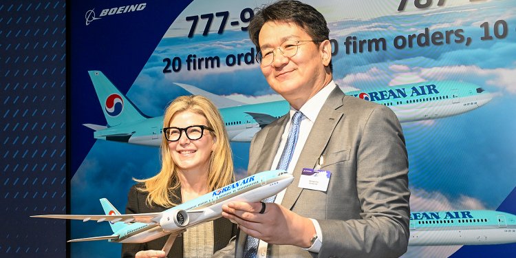 Korean Air, Boeing’e 50 geniş gövdeli uçak siparişi verdi