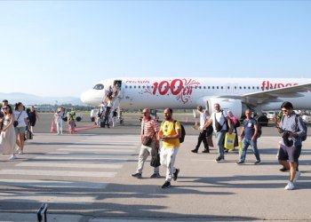 Pegasus, Tuzla’ya ilk uçuşunu yaptı