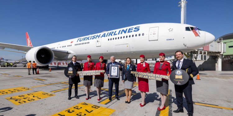 THY, 120 ülkeye uçtu ve Guinness’e girdi!