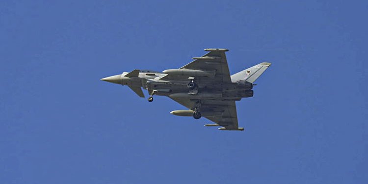 Eurofighter savaş uçakları Ankara’ya iniş yaptı