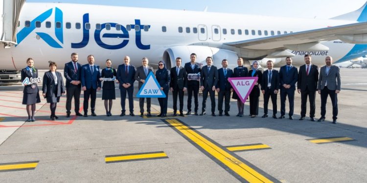 Sabiha Gökçen’den Cezayir’e uçuşlar başladı