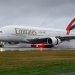 Emirates’in ikonik A380’i Kopenhag’a geri döndü