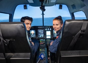 Emniyetin pilotları zorlu şartları simülatörde deneyimliyor