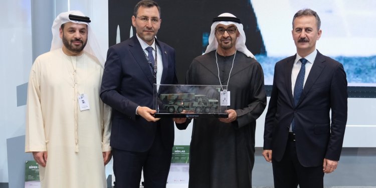 BAE Devlet Başkanı’ndan ROKETSAN’a ziyaret