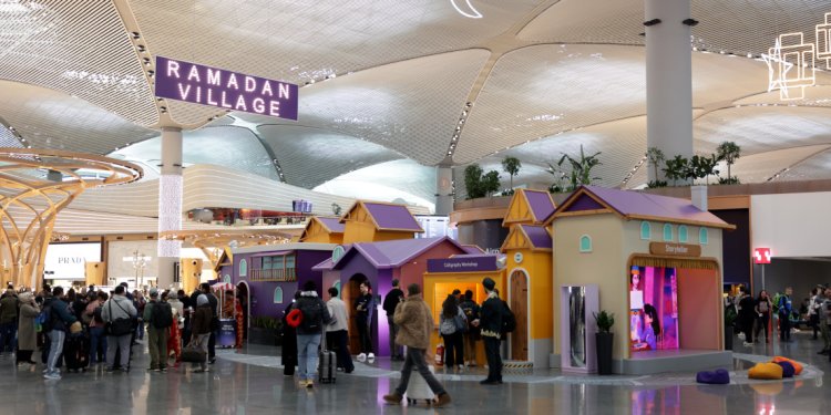 İstanbul Havalimanı’nda ramazan coşkusu başladı
