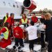 Ambulans uçaklar Makedonya’daki yangında ağır yaralananlar için havalandı