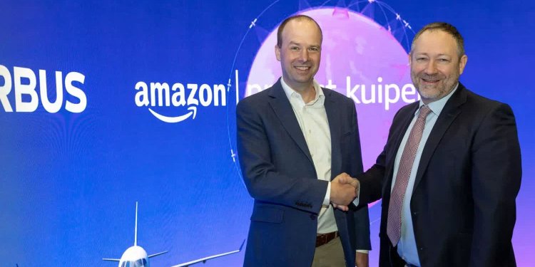 Airbus’a uçak içi uydu bağlantısını Amazon sağlayacak