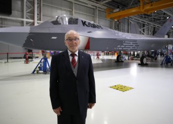 “KAAN” bağışçısı İsmet Bilgin TUSAŞ’ta ağırlandı