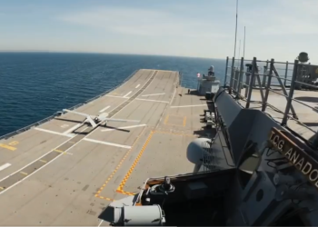 Bayraktar TB3’ten TCG Anadolu’ya 4 başarılı sorti