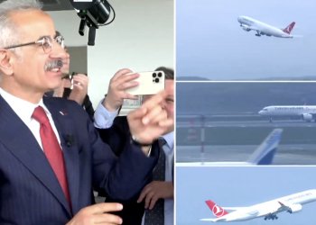İstanbul Havalimanı’nda aynı anda üçlü kalkış/iniş!