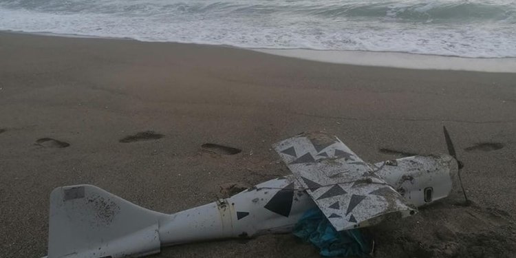 Sakarya’da sahile İHA vurdu