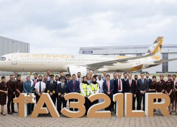 Etihad, ilk A321LR uçağı filosuna kattı