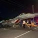 Rus MiG-29A Erivan’da taşınma sırasında direğe çarptı