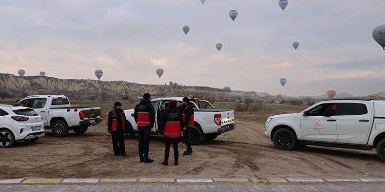 Kapadokya’da sıcak hava balonlarına inceleme