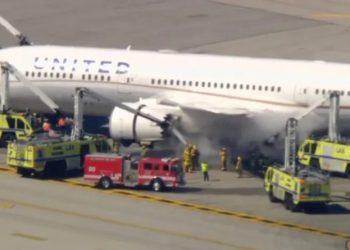 ABD’de yolcu uçağı motor yangını şüphesiyle acil iniş yaptı